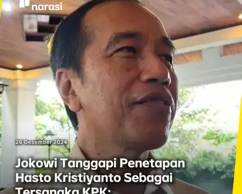 Presiden Jokowi Angkat Bicara Terkait Penetapan Hasto Kristiyanto sebagai Tersangka oleh KPK