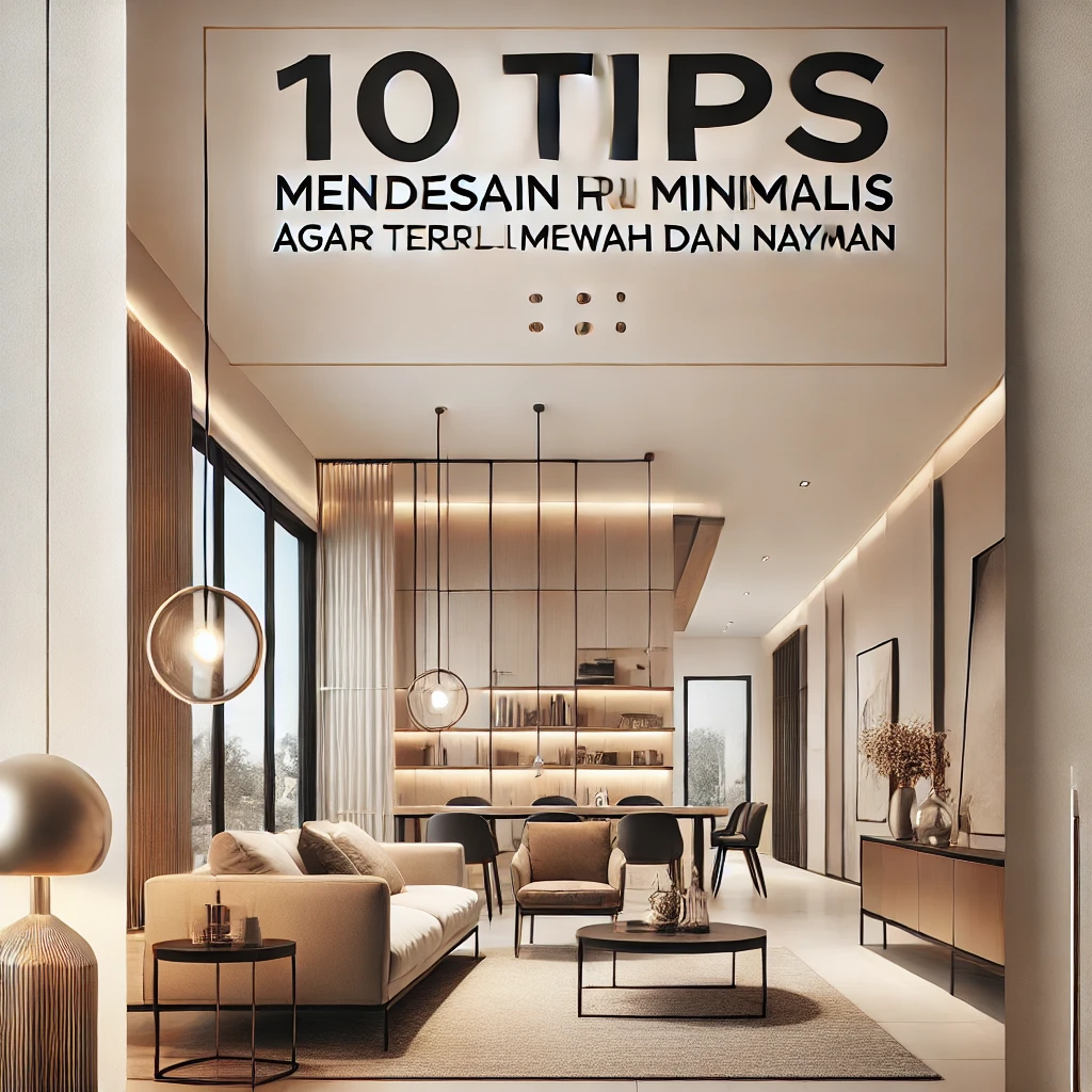 10 Tips Mendesain Rumah Minimalis agar Terlihat Mewah dan Nyaman